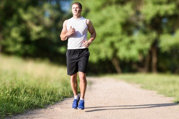 Run, men, sport.