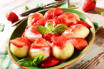 Traditional homemade dumplings