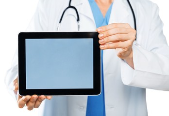 Doctor, Digital Tablet, Computer.