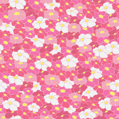 seamless background. bright flowers