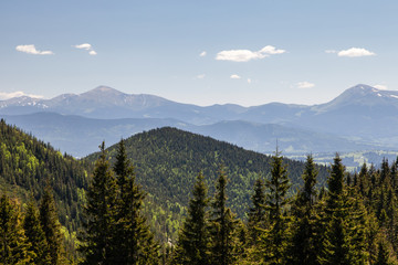 Obraz premium Pretty range of mountains, outdoors