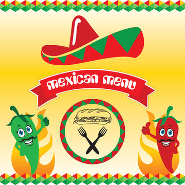 Mexican menu