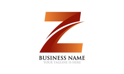 Obraz premium Simple Great Z Modern Vector Logo Template