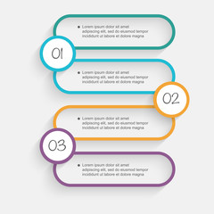 Vector colorful info graphics for your business presentations.