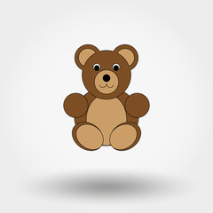 Teddy bear toy.