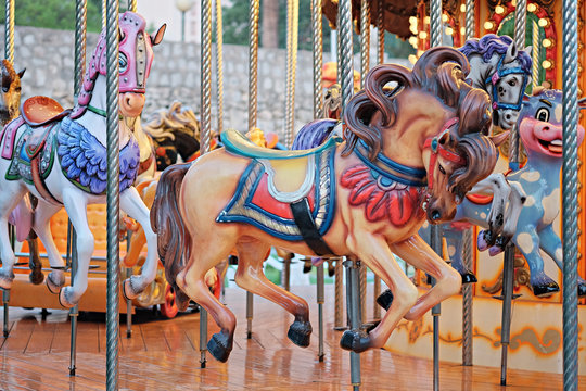 Carousel horses