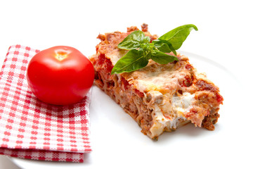 Lasagne/Cannelloni mit Tomaten und Basilikum