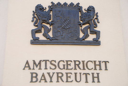 Amtsgericht Bayreuth Bayerisches Staatswappen Bayern Wappen Gericht 