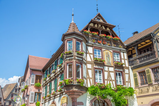 Maisons traditionnelles alsaciennes &agrave; Kaysersberg