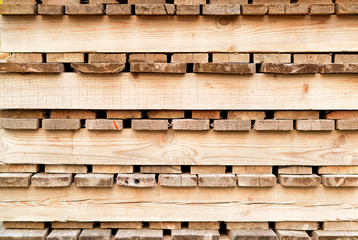 wooden pallets stacked background