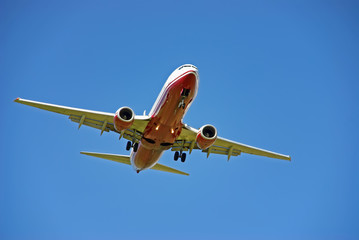 Passenger Plane Landing