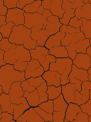 Cracked clay seamless texture