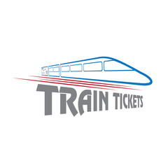 Fototapeta na wymiar train tickets vector design template