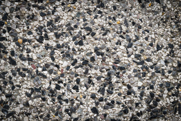 black sand stone wall background texture