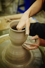 Pottery making 