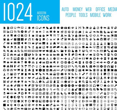 1024 Mordern Icons