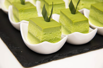 Sponge Cake Layered in Rich Pandan Kaya
