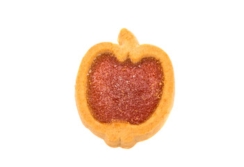 Cookies with jelly isolated