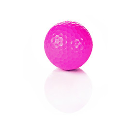 Golf  ball isolated on a white background.
