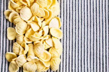 Background of dry pasta