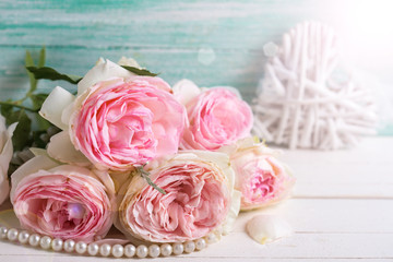 Sweet pink roses
