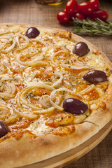 Photo of Delicious pizza mozzarela