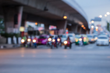 The Atmosphere Intersection in sunset