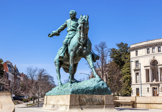 General Phil Sheridan Statue Sheridan Circle Embassy Row Washing