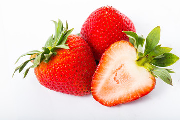 Strawberries berry isolated