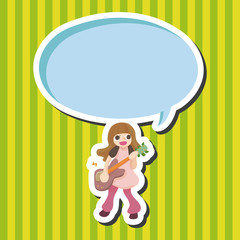 band member guitar player theme elements