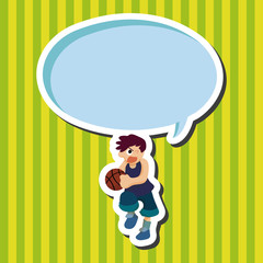 basketball player elements vector,eps