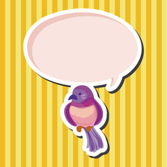 bird cartoon design elements vector