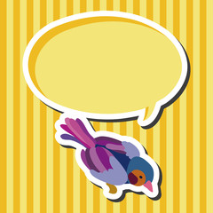 bird cartoon design elements vector
