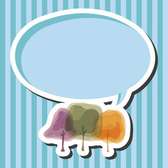 tree theme elements vector,eps