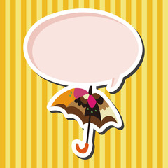 Umbrella theme elemets vector,eps