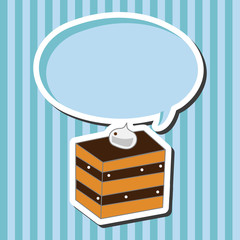 decorating cake theme elements vector,eps10