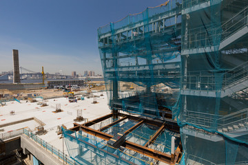 再開発中の豊洲地区