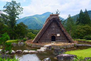 Village located in Gifu Prefecture, the site of Shirakawa-go. Japan