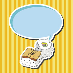 japanese food theme sushi elements vector,eps