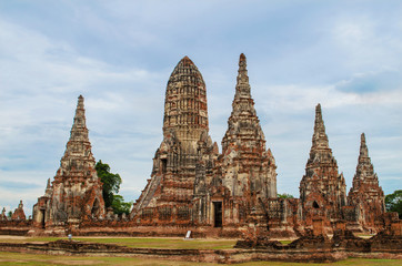 Fototapeta premium Chaiwatthanaram Temple in Ayutthaya,Thailand
