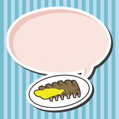 steak theme elements vector,eps