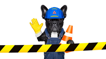 warning sign dog