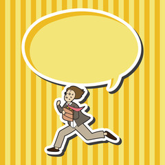 Office workers theme elements