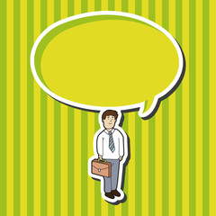 Office workers theme elements