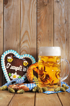 Bayerisches Lebkuchenherz mit Bier
