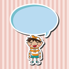 family boy character theme elements