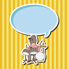 Musicians theme elements vector,eps