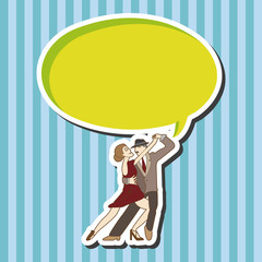 dancer theme elements vector,eps