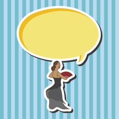 dancer theme elements vector,eps