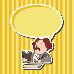 poet theme elements vector,eps